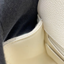 Load image into Gallery viewer, CHANEL Matelasse Top Handle ChainShoulder Bag WhiteAS5702-B21431-10601 Caviar Leather Size Small
