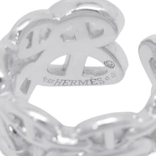 将图像加载到图库查看器中，HERMES Chaine d'Ancre Anchene Ring Size GM/47/#7 SV925
