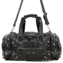 将图像加载到图库查看器中，BALENCIAGA Lucagol Duffle Bag Black792465 Leather
