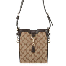 Load image into Gallery viewer, GUCCI Mini bucket Beige/Brown782919 GG Canvas Leather
