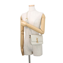 将图像加载到图库查看器中，SAINT LAURENT PARIS Solferino Shoulder Bag Ivory634306 Leather Size Small
