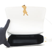 将图像加载到图库查看器中，SAINT LAURENT PARIS Solferino Shoulder Bag Ivory634305 Leather Size Medium
