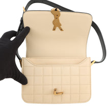 将图像加载到图库查看器中，SAINT LAURENT PARIS Solferino Shoulder Bag Beige/Black739139 Nubuck Leather Patent Leather Size Small
