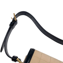 将图像加载到图库查看器中，SAINT LAURENT PARIS Solferino Shoulder Bag Beige/Black739139 Nubuck Leather Patent Leather Size Small
