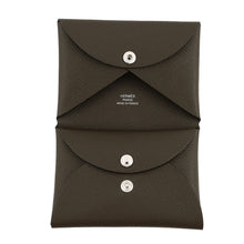 Load image into Gallery viewer, HERMES Calvi Duo Vertroden Epsom
