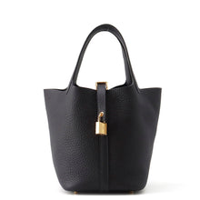 将图像加载到图库查看器中，HERMES Picotin Lock Caban Taurillon Clemence Size PM
