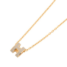 将图像加载到图库查看器中，HERMES Pop Ash Necklace Size Mini Marong rasse Gold Plated Lacquer
