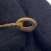 将图像加载到图库查看器中，HERMES Pop Ash Necklace Size Mini Marong rasse Gold Plated Lacquer
