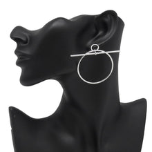 Load image into Gallery viewer, HERMES Loop Earrings Size MM SV925
