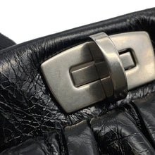 将图像加载到图库查看器中，MIUMIU Matelassé 2-Way Handbag Black5BA202 Leather
