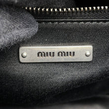 将图像加载到图库查看器中，MIUMIU Matelassé 2-Way Handbag Black5BA202 Leather

