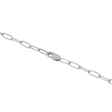 将图像加载到图库查看器中，TIFFANY&amp;Co. Padlock Pendant Size Medium72342275 18K White Gold
