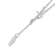 将图像加载到图库查看器中，HERMES Ex Libris Necklace Size PM SV925 K18PG
