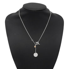 将图像加载到图库查看器中，HERMES Ex Libris Necklace Size PM SV925 K18PG
