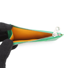 将图像加载到图库查看器中，GOYARD Bourbon Zip-Around Card Holder Meadow GreenBOURBOPMLTY PVC/Leather
