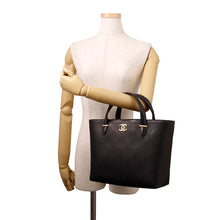 将图像加载到图库查看器中，CHANEL Matelasse 2WayTote Bag BlackAS5777 Caviar Leather
