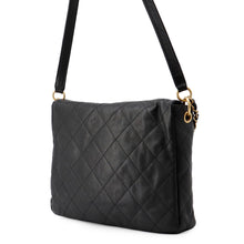 将图像加载到图库查看器中，CHANEL Matelasse Hobo Bag BlackAS5384 Caviar Leather
