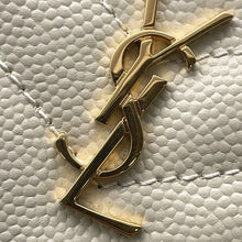 将图像加载到图库查看器中，SAINT LAURENT PARIS Origami Tiny Wallet Off-white668274 Leather
