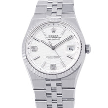 Load image into Gallery viewer, ROLEX Land Dweller 40 W40mm Stainless Steel K18WG Chain Honeycomb Motif Dial127334
