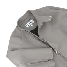 Load image into Gallery viewer, LOEWE Trapeze Leather Jacket Size 36 GrayS540Y34L35 Leather
