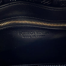 Load image into Gallery viewer, Bottega Veneta Maxi INTRECCIATO Brique Cassette Handbag IndigoBlack/White Tweed Leather
