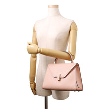 Load image into Gallery viewer, Valextra Valextra Idide 2WAY Handbag PeoniaWBES0056028LOC99PN Soft Calf Leather Size Medium
