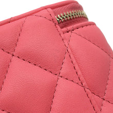 将图像加载到图库查看器中，CHANEL Matelasse Small Vanity Bag PinkAP1447 Lambskin
