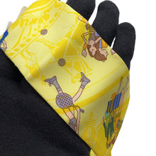 将图像加载到图库查看器中，HERMES Twilly Ex-Libris Les Parisiennes JauneSoufre/Grease Silk100%
