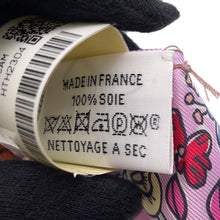 将图像加载到图库查看器中，HERMES Twilly A Thousand and One Rabbits Mille et Un Lapins Parme/Rose Vif/Camel Silk100%
