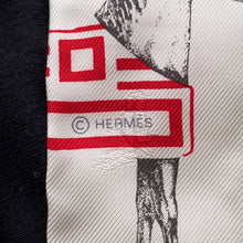 Load image into Gallery viewer, HERMES Twilly Garde Robe Pop Blanc/Multicolor Silk100%
