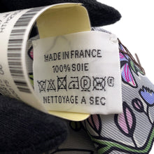 Load image into Gallery viewer, HERMES Twilly A Thousand and One Rabbits Mille et Un Lapins Gripere/Rose/Jaune Silk100%
