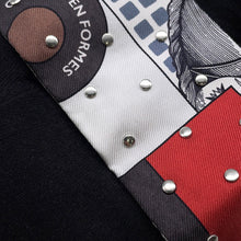 将图像加载到图库查看器中，HERMES Twilly Crouthe Cavalier En Formes Blanc/Gris/Brown Silk100%
