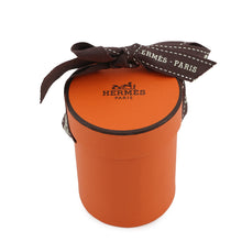 将图像加载到图库查看器中，HERMES Twilly Crouthe Cavalier En Formes Blanc/Gris/Brown Silk100%
