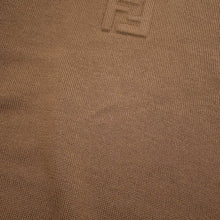 Load image into Gallery viewer, FENDI Logo sweateater Size 48 BrownFZX091 Wool98% Polyurethane2%
