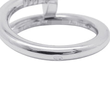 将图像加载到图库查看器中，CARTIER Juste un Clou Ring Classic Model Size 50/#10 ClassicB4099200/B4099250 18K White Gold
