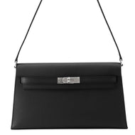 HERMES Kelly Elan Black Epsom