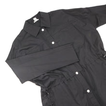 将图像加载到图库查看器中，HERMES Shirt dress Crude Selle Size 36 BlackH5E0573DV 0236 Cotton100%
