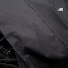 将图像加载到图库查看器中，HERMES Shirt dress Crude Selle Size 36 BlackH5E0573DV 0236 Cotton100%
