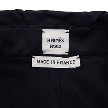 将图像加载到图库查看器中，HERMES Shirt dress Crude Selle Size 36 BlackH5E0573DV 0236 Cotton100%
