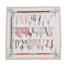 将图像加载到图库查看器中，HERMES Handkerchief Sangle Ann Finesse FauveH241038G 03 Cotton 100%
