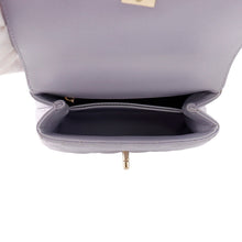 将图像加载到图库查看器中，CHANEL Coco handle Light PurpleAS2215 Caviar Leather Size XXS
