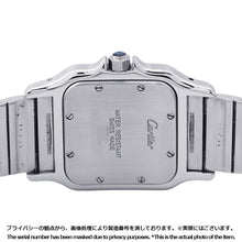 Load image into Gallery viewer, CARTIER Santos Galve LM H41mm×W29mm Stainless Steel 18KYG Ivory DialW20011C4
