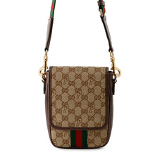Load image into Gallery viewer, GUCCI GUCCI x Palace Cherie Line Shoulder Bag Beige723142 GG Canvas Leather
