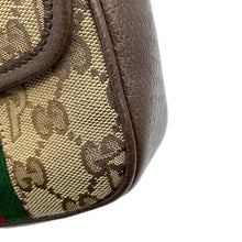 Load image into Gallery viewer, GUCCI GUCCI x Palace Cherie Line Shoulder Bag Beige723142 GG Canvas Leather
