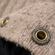 将图像加载到图库查看器中，CHANEL Knit design dress Size 36 BeigeP55443 Cashmere100%
