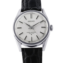 将图像加载到图库查看器中，SEIKO Road marvel W34mm Stainless Steel Leather Silver Dial5740-8000
