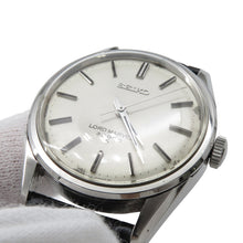 将图像加载到图库查看器中，SEIKO Road marvel W34mm Stainless Steel Leather Silver Dial5740-8000
