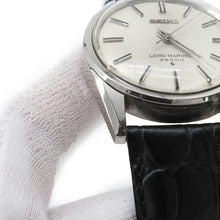 将图像加载到图库查看器中，SEIKO Road marvel W34mm Stainless Steel Leather Silver Dial5740-8000
