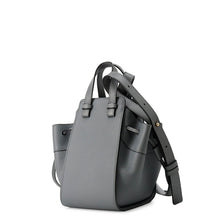 Load image into Gallery viewer, LOEWE Hammock DrawstringBag GrayA538V07X15 Leather Size Mini

