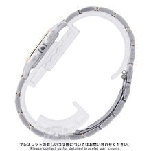 将图像加载到图库查看器中，CARTIER PANTHERE 2 Row MM H26.8mm×W26.5mm Stainless Steel K18YG Ivory DialW25028B6

